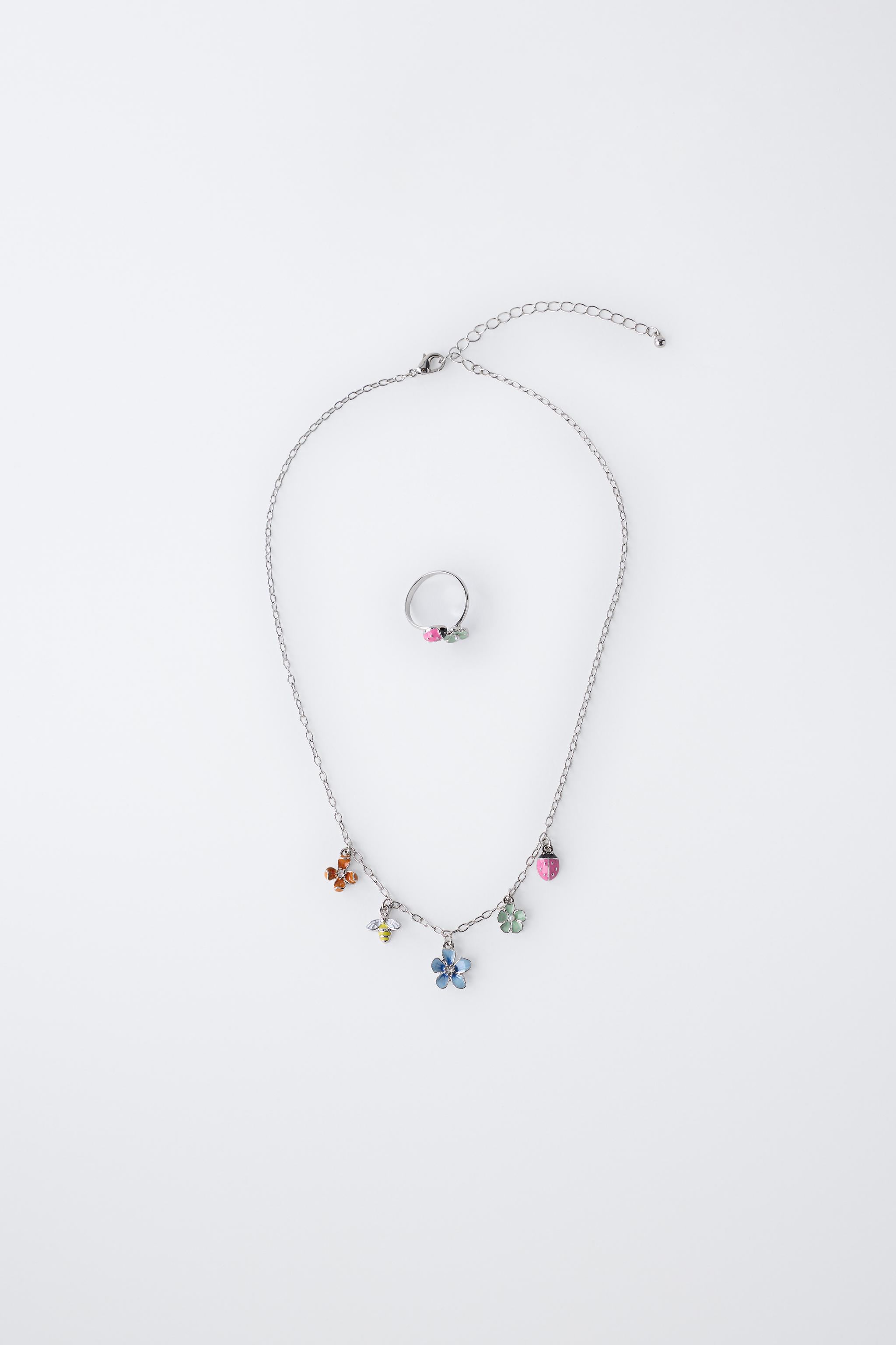 LOT COLLIER ET BAGUE FORMES
